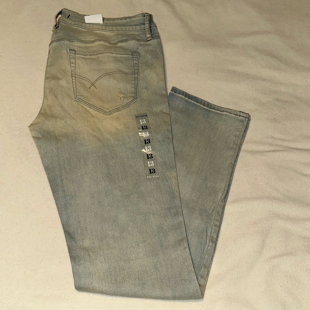Bullhead Skinny Jeans Blue and Black